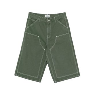 Awake NY Long Shorts, male, Green, Size: W30 Long Shorts