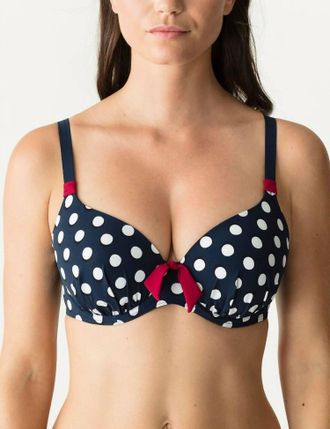 Prima Donna Pop Padded Full Cup Bikini Top In Blue Eclipse