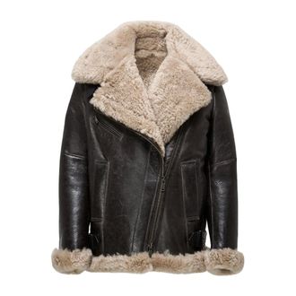 VSP Cappotto in Shearling Antonella - - Jackets - Donna - Grigio - S