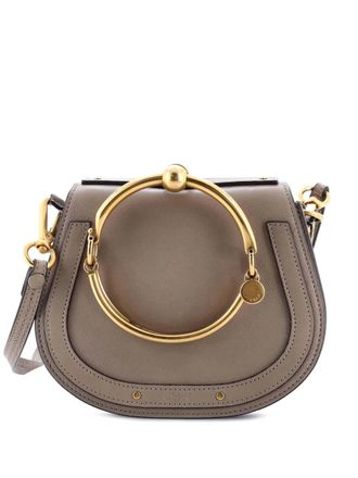 Chloé Nile Leather Small crossbody bag - Grigio