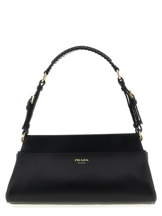 Prada Black Calfskin Shoulder Womens Bag