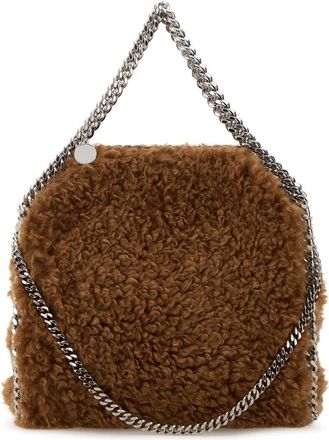 Stella McCartney Brown Falabella Plush Mini Tote