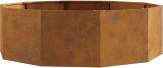 vidaXL Jardinera Oxidado 120 X 120 X 35 Cm Acero Autopatinable Vidaxl