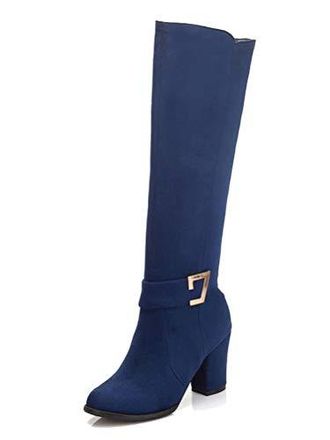 SOLDE Bottes En Cuir en Bleu jusqu a 40 Stylight