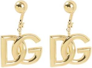 Dolce & Gabbana DG Logo Oorbellen - Dames - Oorbellen - Geel - ONE Size - Accessoires