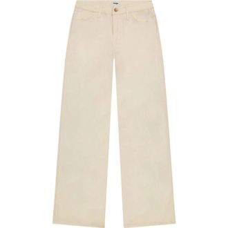 Wrangler Dames, Jeans, Beige, Maat: W26 L32 Katoen