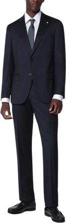 Luigi Bianchi Mantova Single Breasted Suits - Heren - Business pakken - Blauw - 4XL - Kostuums