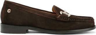 Carvela Womens Suede Snap Loafers - Brown - Size UK 7