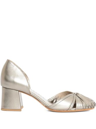 Sarah Chofakian 55mm Sarah pumps - women - Calf Leather - 37 - Silver