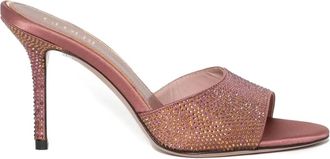 Gedebe Gigi crystal-embellished heeled sandals - Roze