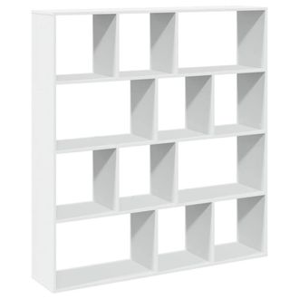 Berkfield Home Book Cabinet White 132x29x141.5 cm Engineered Wood
