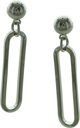 Olivia Welles Paper Clip Link Drop Earrings in Silver at Nordstrom Rack
