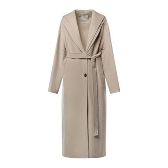 Sportmax Belted Coats - Coats - Mujer - Beige - S