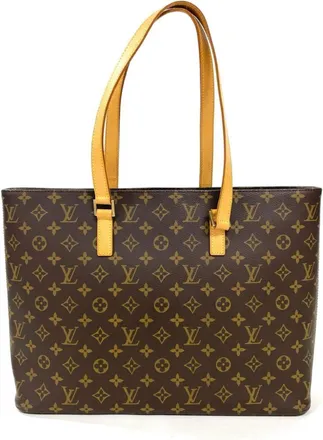Louis Vuitton Brown Monogram Canvas Tote Bag (Pre-Owned)