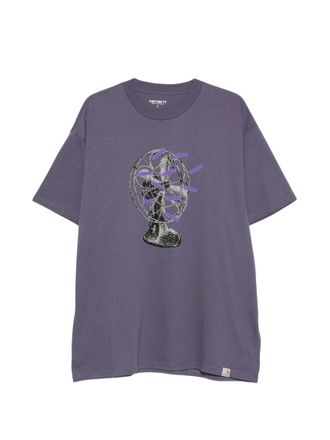 Carhartt Work in Progress Purple Crew Neck T-Shirt
