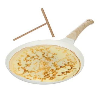 KASANOVA Padella crepes 28 cm con spatola Crepes Magie crema