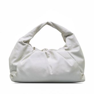 Bottega Veneta White Small The Shoulder Pouch