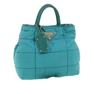 Prada Pre-owned Handbags, female, Blue, Size: ONE SIZE Pre-owned Vintage Hand Bag