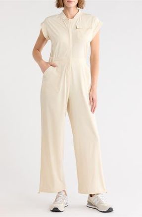 Apana Venture High Jumpsuit in Sand at Nordstrom Rack, Size X-Large