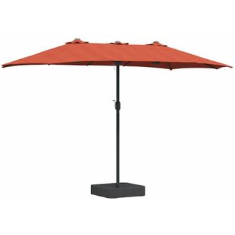 vidaXL Parasol De Jard&iacute;n Terracota 385 X 209 X 244 Cm Tela Vidaxl