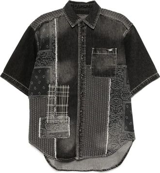 Musium Div. Camicia denim - Nero