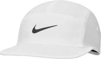 Nike Dri-Fit Fly Unstructured Swoosh Cap White Anthracite FB5624-100
