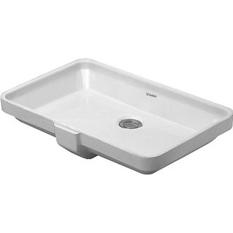 Duravit Duravit Lavabo Encastrable 2nd Floor Con Rebosadero Sin Orificio Para Grifer&iacute;a B 525x350mm Sin Orificio Para Grifer&iacute;a Blanco