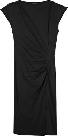 Isabel Marant Kleedjes, Dames, Zwart, XS, Katoen, Nadeline Midi Jurk