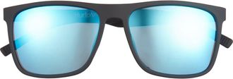 Hurley 48mm Square Sunglasses in Rubberized Black at Nordstrom Rack