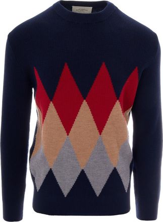 Ballantyne Blue Crew Neck Sweater