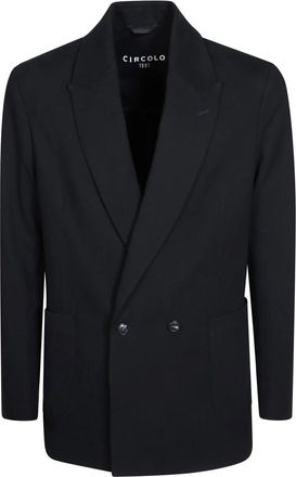 Circolo 1901 DP 1 Jas - Heren - Blazers - Zwart - L - Jassen