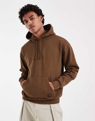Levi's Workwear felpa con cappuccio marrone