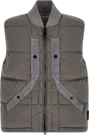 Stone Island Grey Sleeveless Jacket