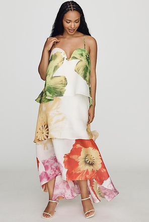 Elliatt Plus Lilia Tiered Midi Dress