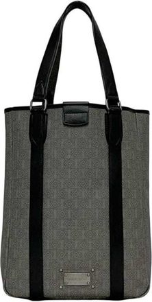 Loewe Gray Pvc Leather Tote Bag (Pre-Owned)