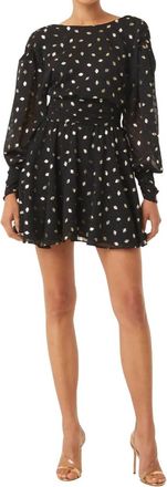 Misa Davie Dress In Diamond Clip Dot