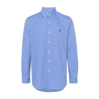 Polo Ralph Lauren Overhemden - Heren - Casual Overhemden - Blauw - 2XL - Overhemden