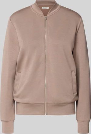 Marc O'Polo Regular Fit Sweatjacke mit Modal-Anteil in Taupe, Gr&ouml;&szlig;e XL