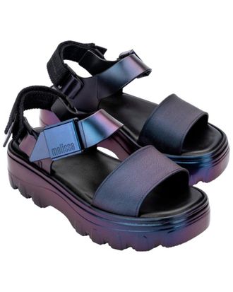 Melissa Kick Off Metallic Platform