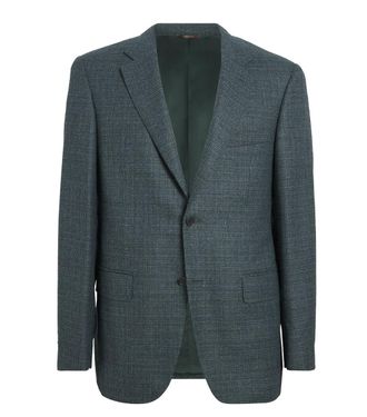 Canali Grey Wool Blazer Size M