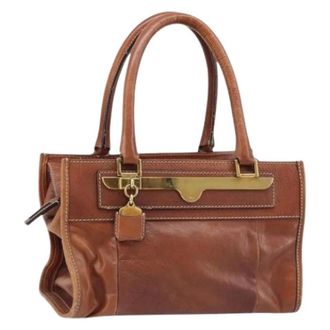 Chlo&eacute; Pre-owned Handbags, female, Brown, Size: ONE SIZE Pre-owned Hand Bag
