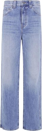 Khaite Bonnie Jean - Dames - Regular Fit Jeans - Blauw - W28 - Katoen - Jeans