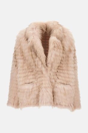 Simonetta Ravizza Giacca Reversibile In Maglia Di Volpe