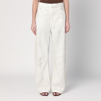 Entire studios Ivory Denim Trousers