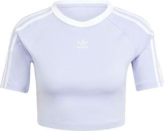 adidas (WMNS) adidas Adicolor 3-Stripes Baby T-shirt Asia Sizing Violet Tone IP0658