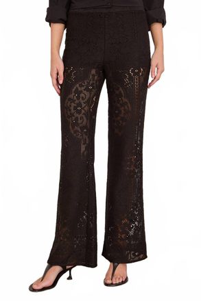 Sea New York Womens Arianna Lace Pants In Black