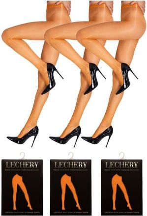 Lechery 3 Pairs of Glossy Sheer Tights in Orange at Nordstrom, Size Large