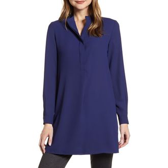 Anne Klein Popover Tunic Top in Distant Mountain at Nordstrom, Size Medium P