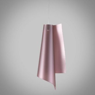 Linea Zero L&aacute;mpara De Suspensi&oacute;n En Polilux Vela Rosa Di&aacute;metro 19 X H49 Cm