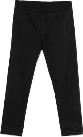 Dondup Slim-fit Trousers, male, Black, Size: W31 Elasticated Waistband Trousers